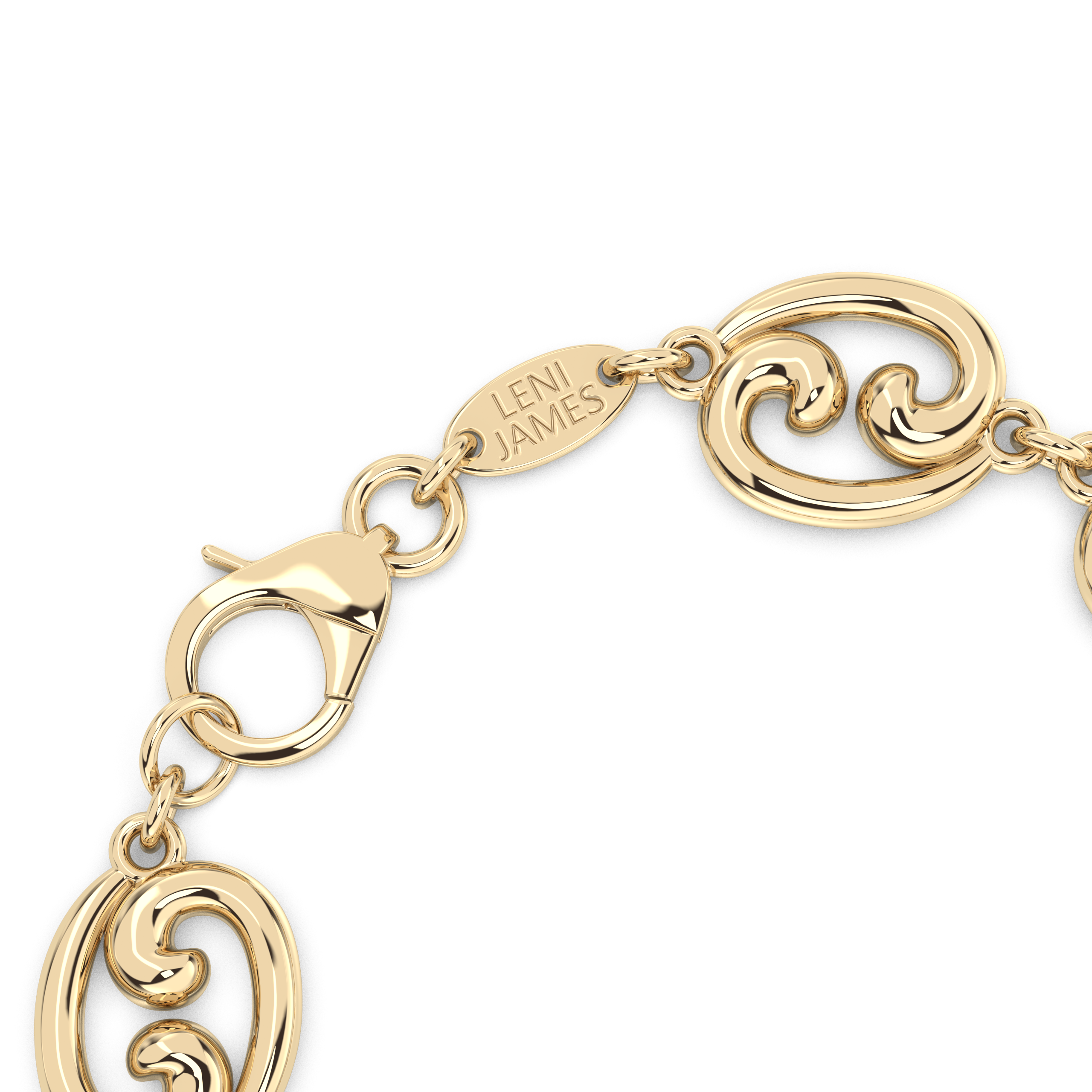Leni James Fibonacci link bracelet details