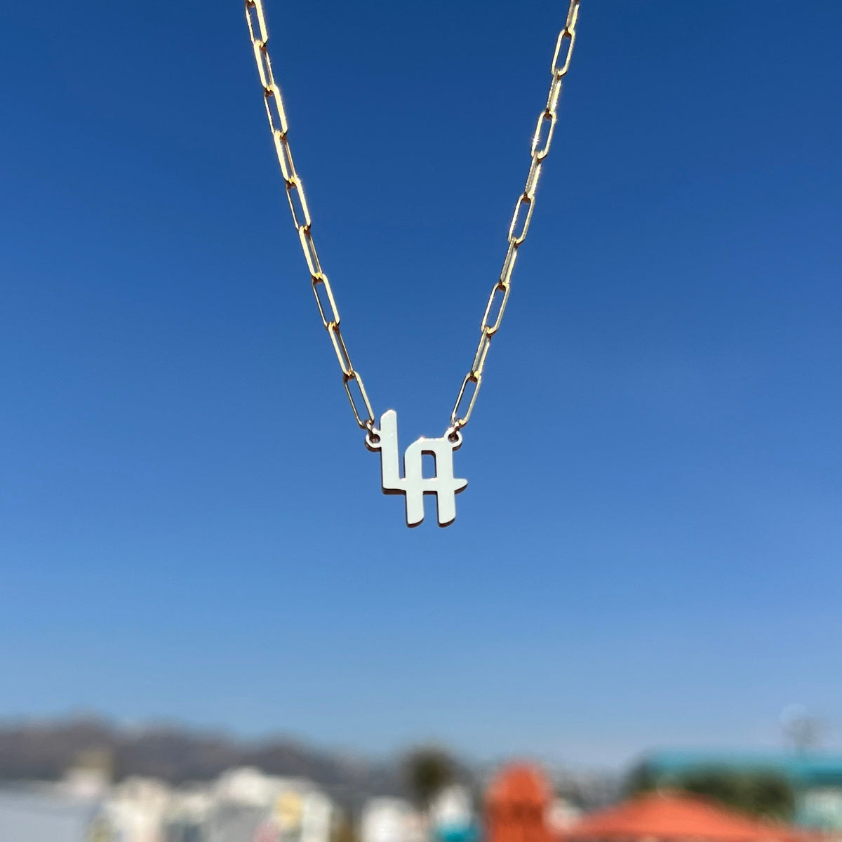 giving back: LA necklace