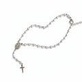 Pearl rosary anklet 