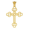 Gold cross pendant 