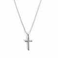 Classic cross necklace silver 