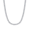 Our Kate 3mm 3 prong tennis necklace