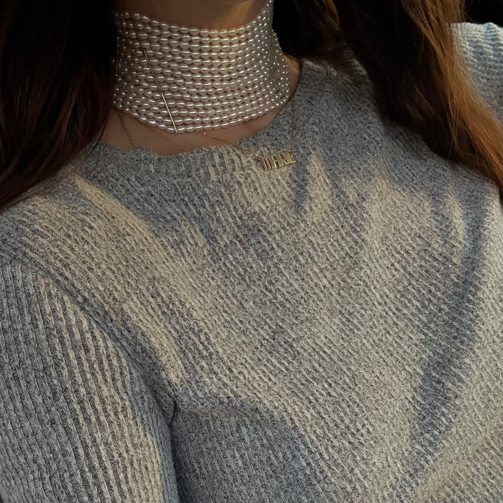 THE LONDON MAXI PEARL CHOKER NECKLACE