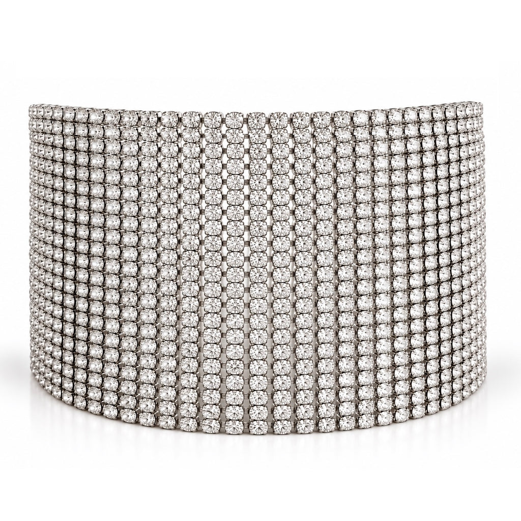 Maxi Paris choker tennis necklace 