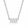 THE 333 ANGEL NUMBER NECKLACE